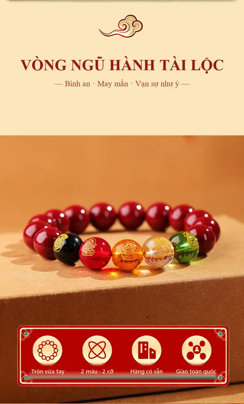 Vòng ngũ hành tài lộc